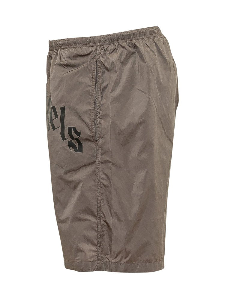 Palm Angels Curved Logo Swimshorts