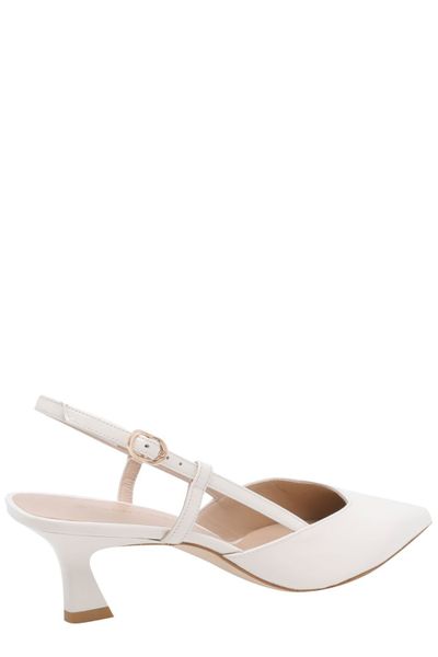 Stuart Weitzman Vinnie Pointed Toe Slingback Pumps