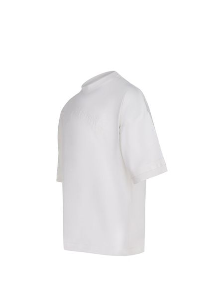 Palm Angels Curved Logo Loose Double T-Shirt