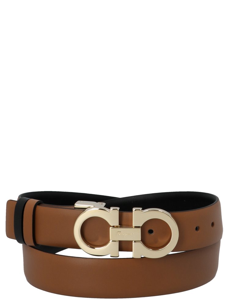 Salvatore Ferragamo Gancini Reversible Belt - Cettire