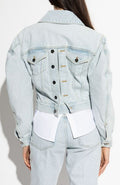 Givenchy Collared Button-Up Denim Jacket