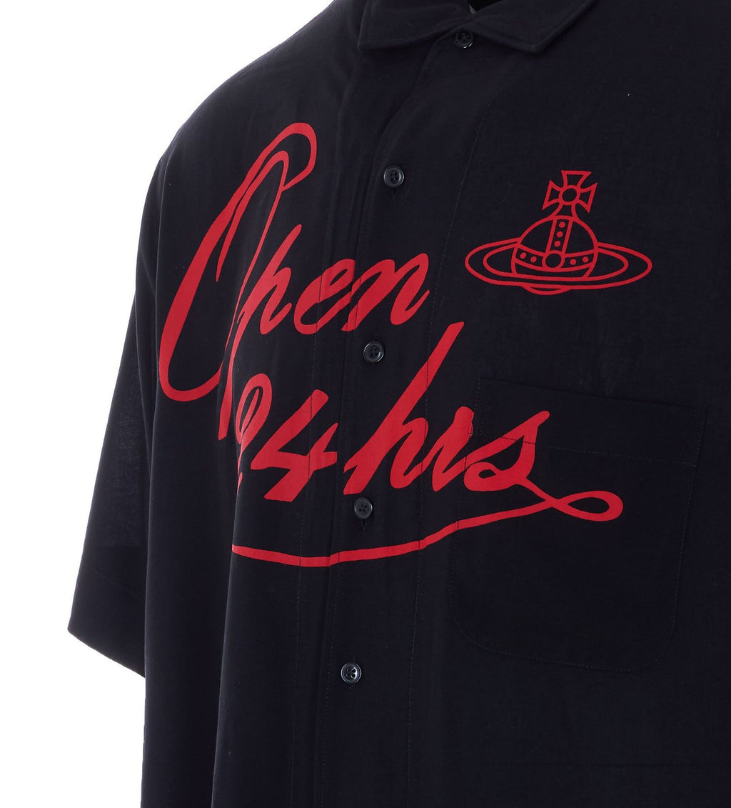 Vivienne Westwood Logo Printed Buttoned Shirt