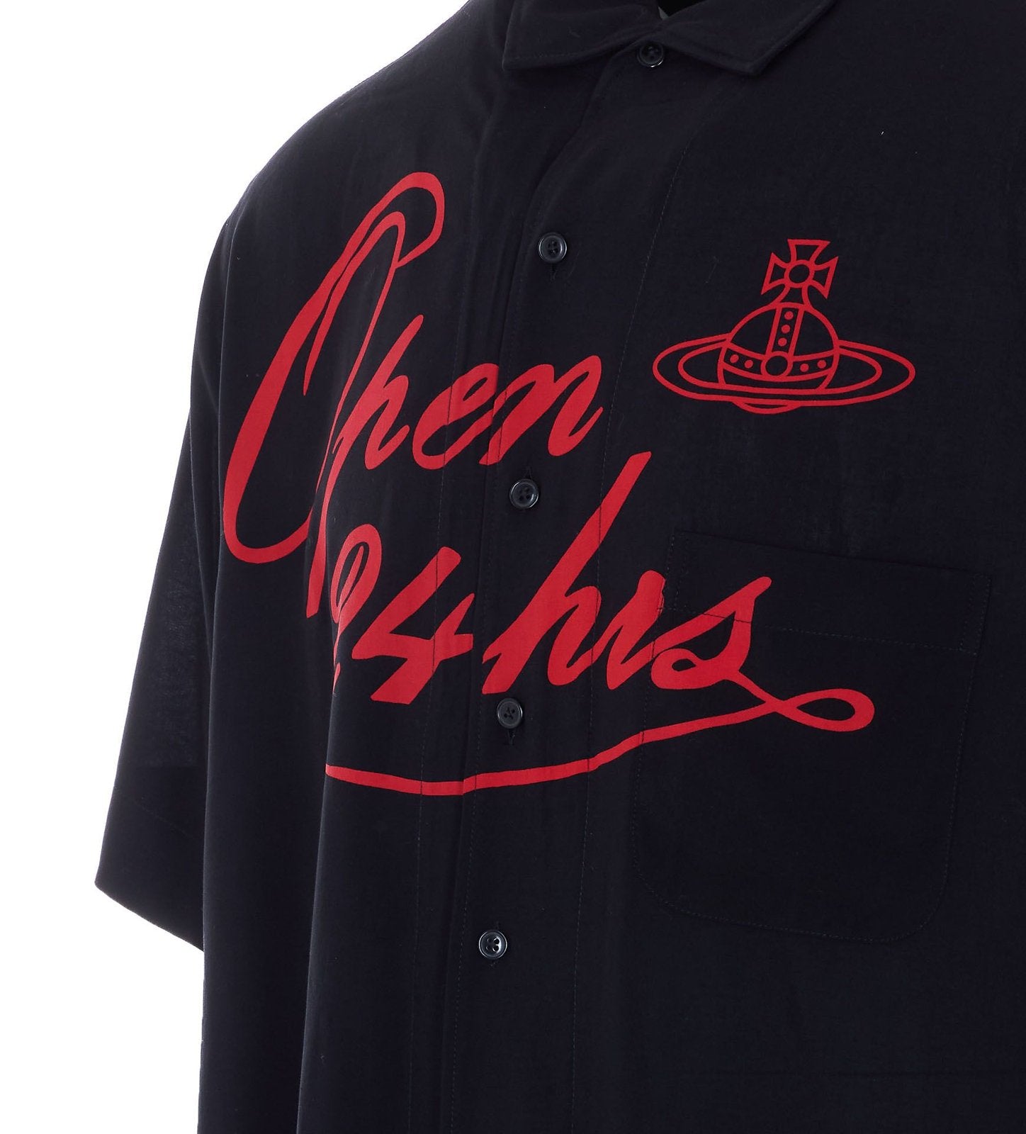 Vivienne Westwood Logo Printed Buttoned Shirt