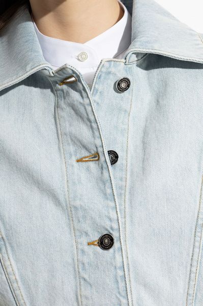 Givenchy Collared Button-Up Denim Jacket