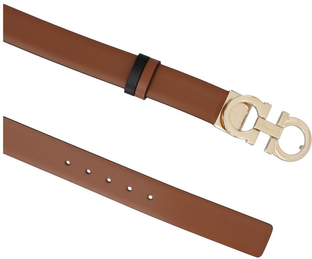 Salvatore Ferragamo Gancini Reversible Belt - Cettire