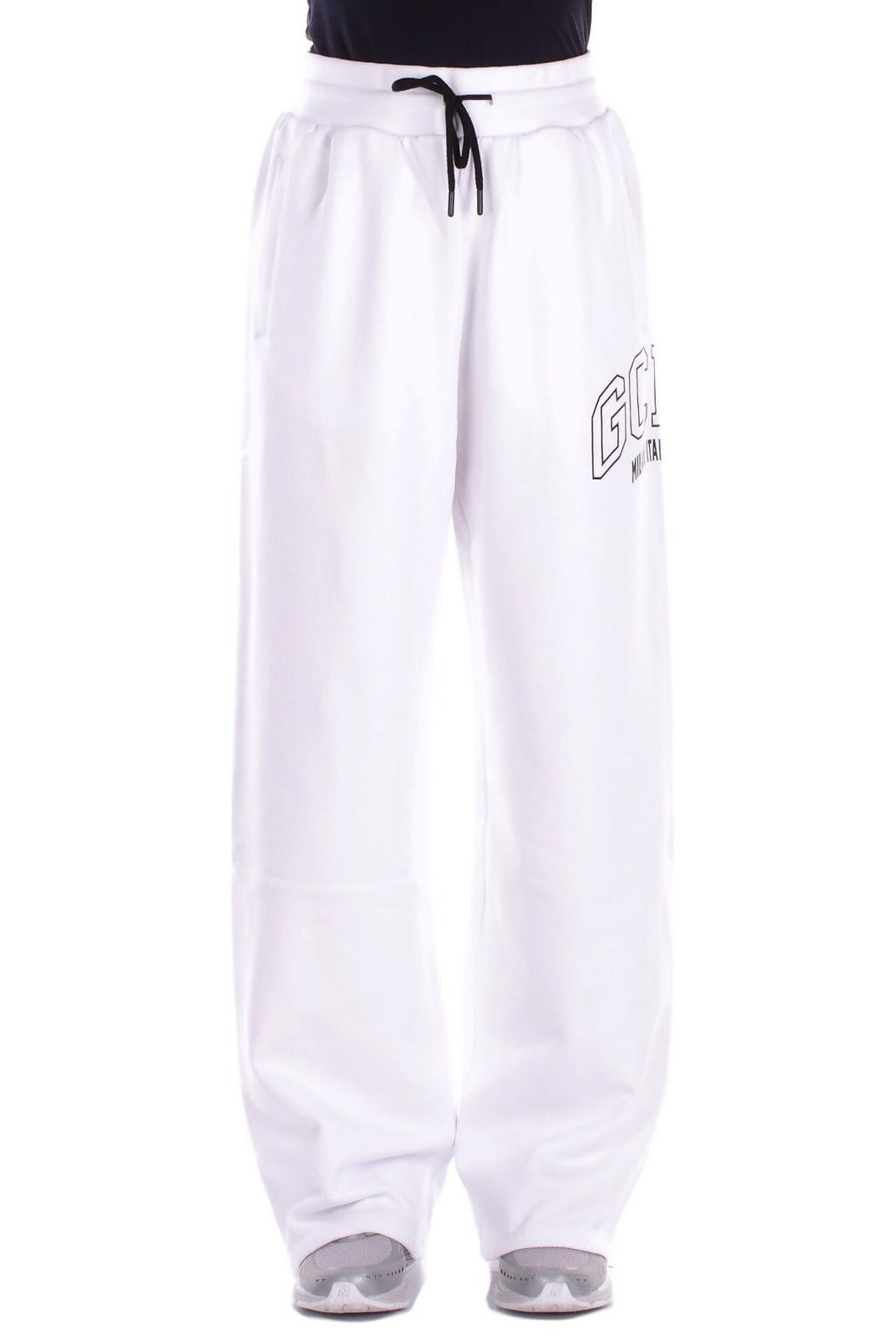 GCDS Logo-Print Straight Leg Track Pants