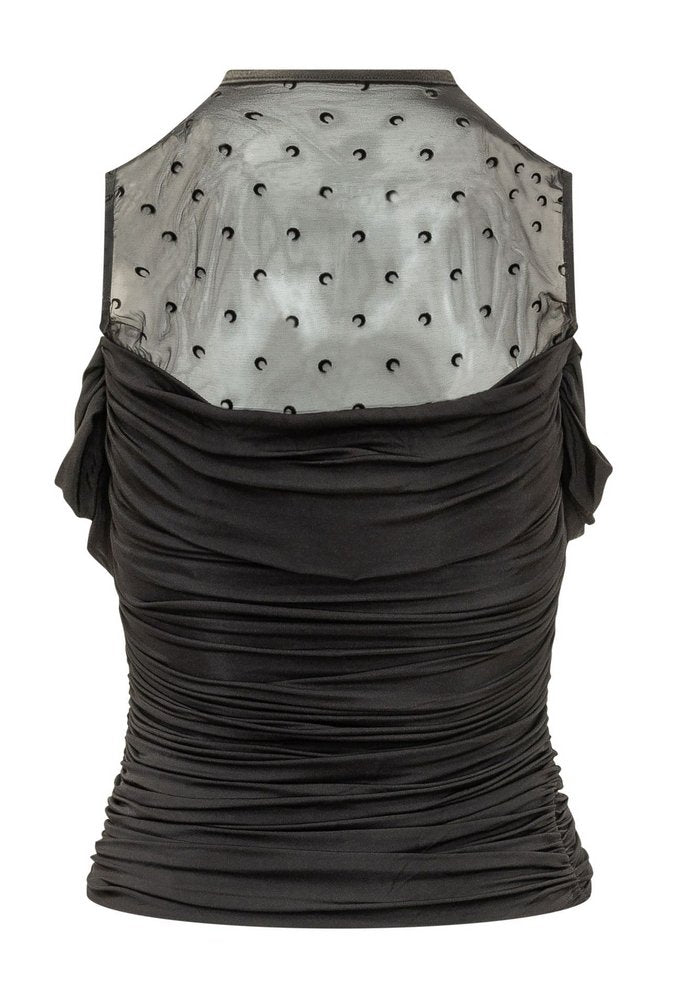Marine Serre Ruched Top