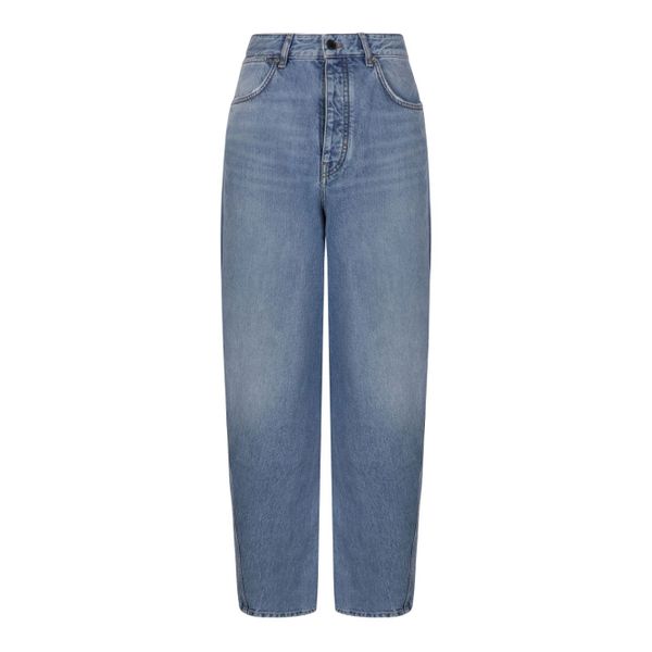 Givenchy Logo Detailed Wide-Leg Jeans