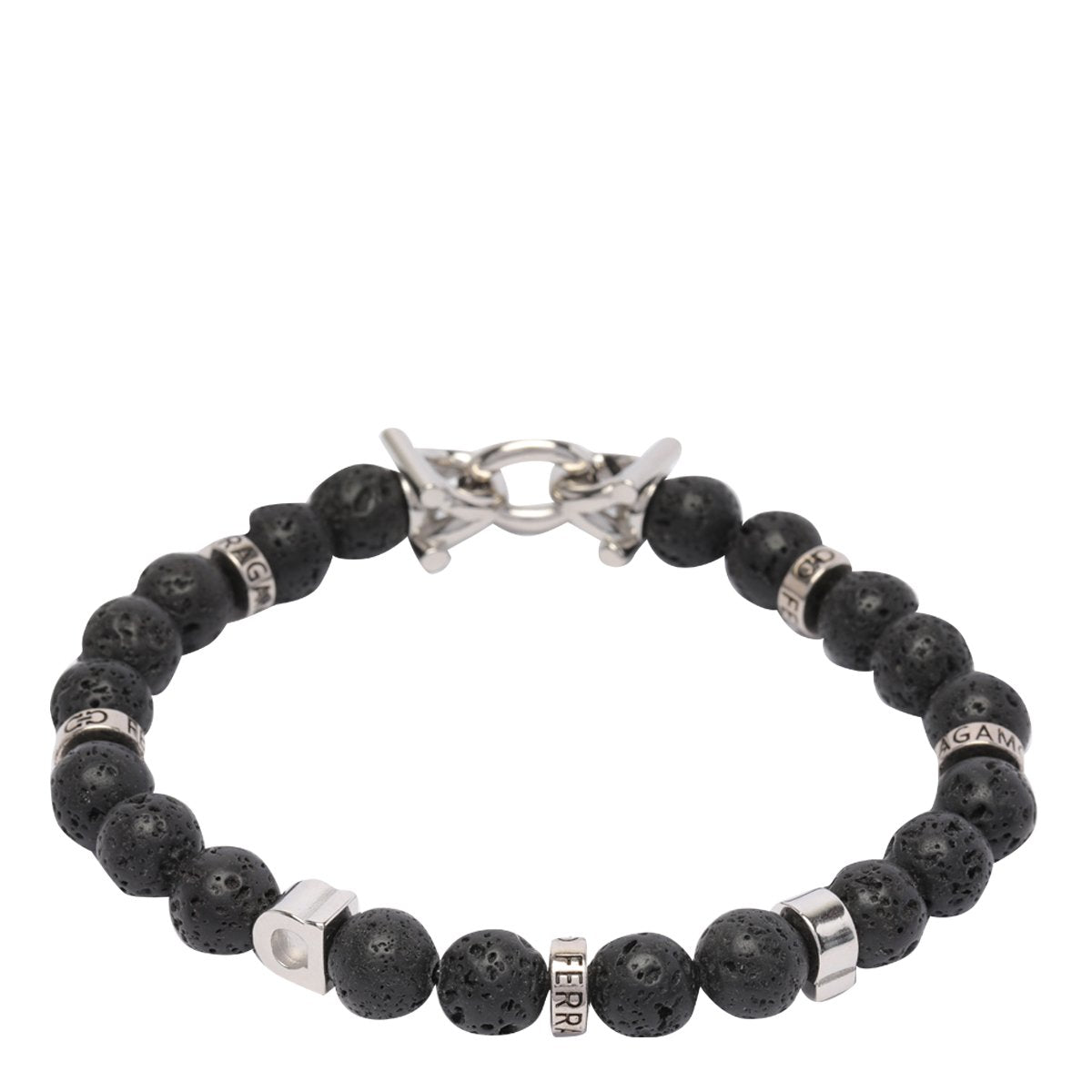 Ferragamo Logo Engraved Branded Bracelet