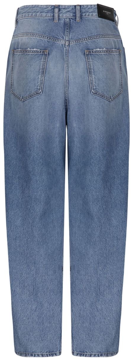 Givenchy Logo Detailed Wide-Leg Jeans
