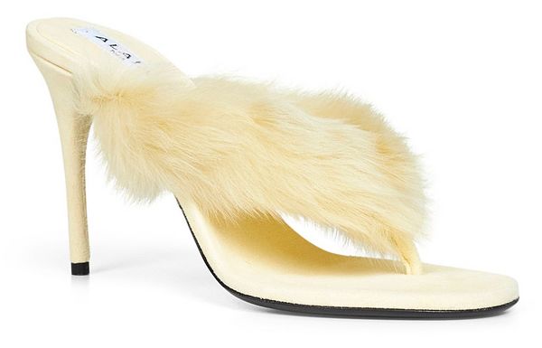 Alaïa Heeled Thong Mules