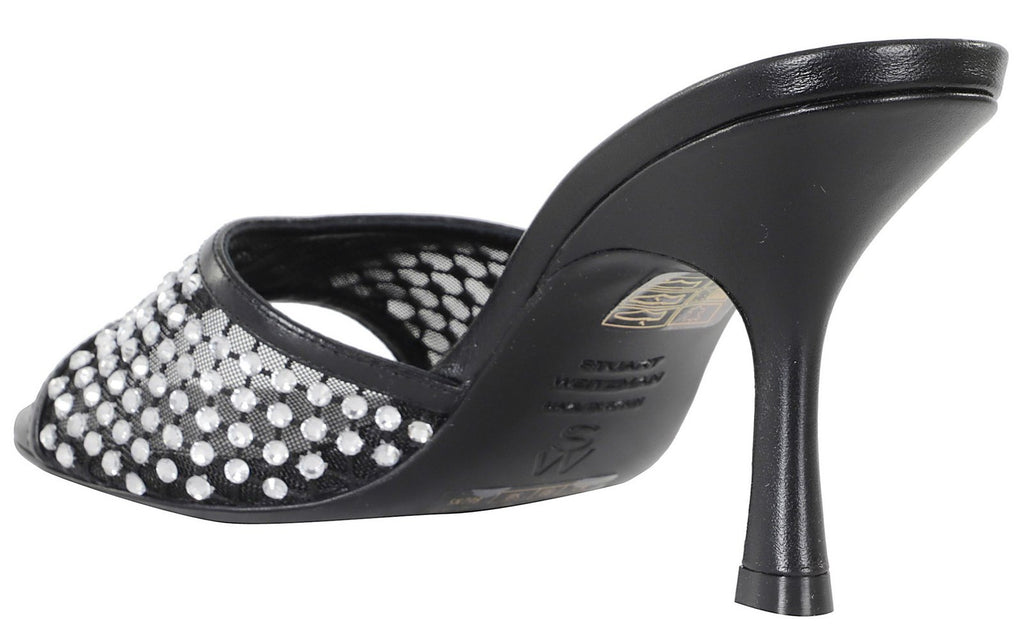 Stuart Weitzman Embellished Slip-On Mules