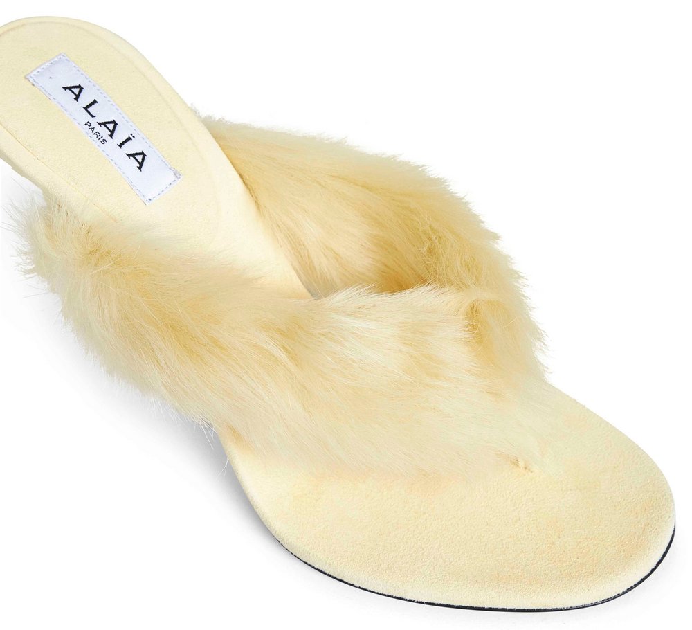 Alaïa Heeled Thong Mules