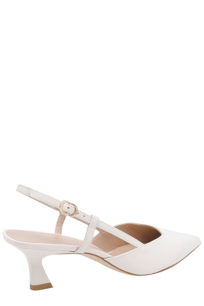 Stuart Weitzman Vinnie Pointed Toe Slingback Pumps