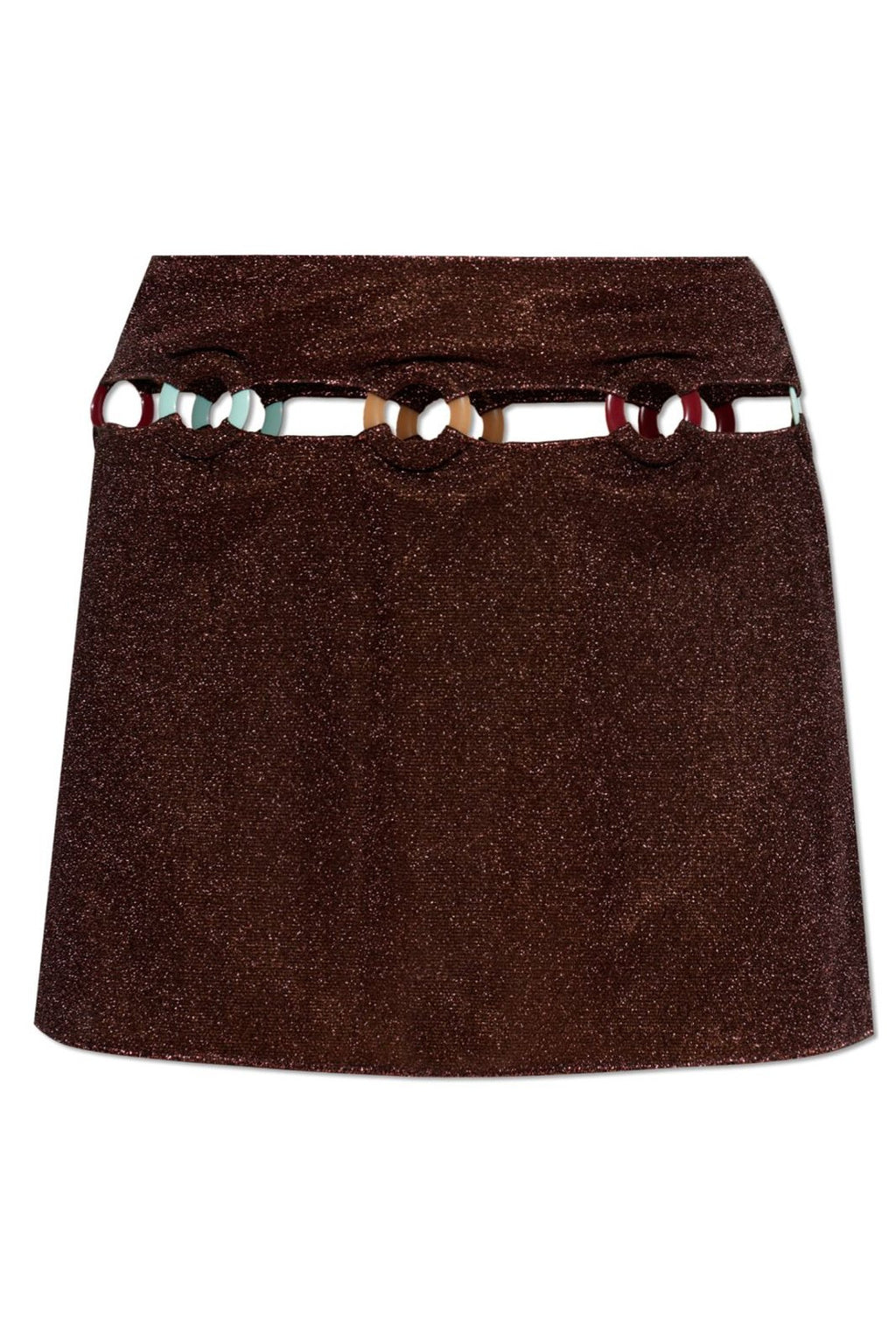 Oséree Lurex Thread Mini Skirt