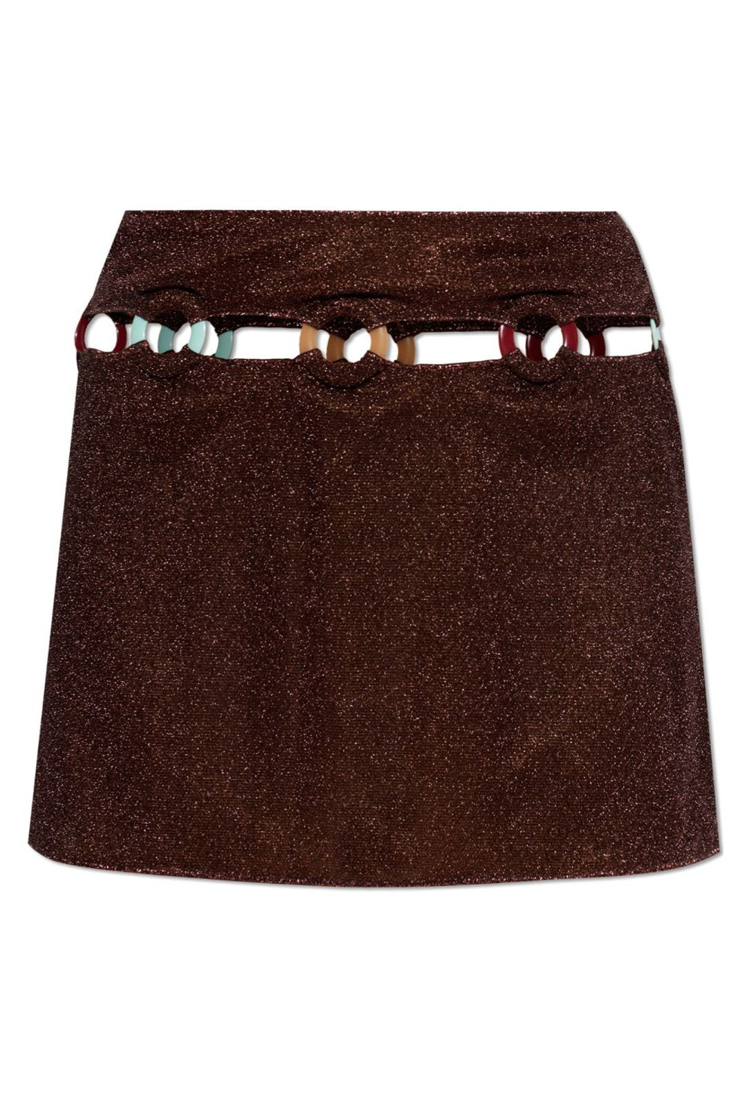 Oséree Lurex Thread Mini Skirt