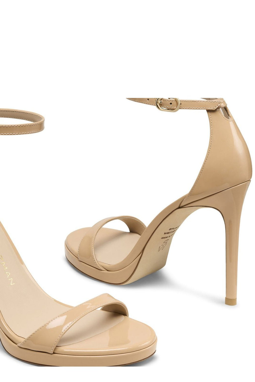 Stuart Weitzman Nudist Platform Sandals