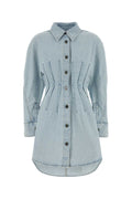 Givenchy Long Sleeved Midi Denim Dress