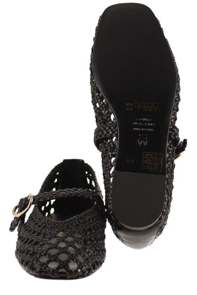 Stuart Weitzman Prima Woven Mary Jane Shoes
