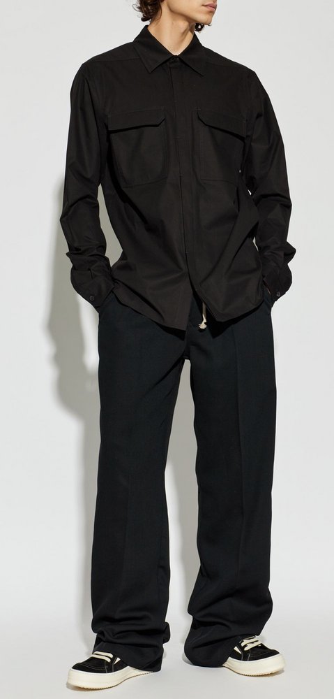 Rick Owens Long Sleeved Shirt