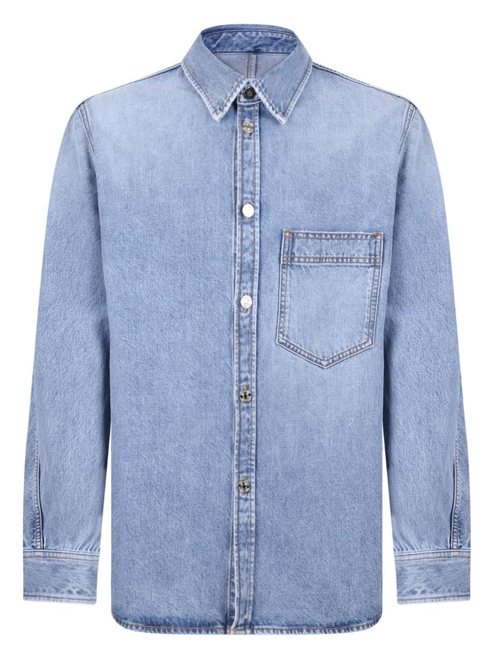 Givenchy Long Sleeved Denim Overshirt