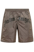 Palm Angels Curved Logo Swimshorts
