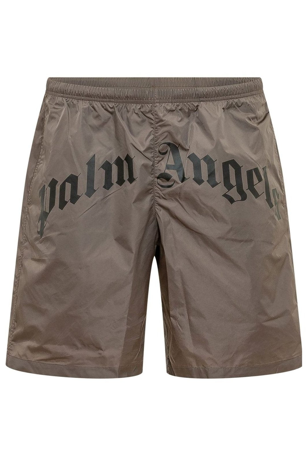 Palm Angels Curved Logo Swimshorts