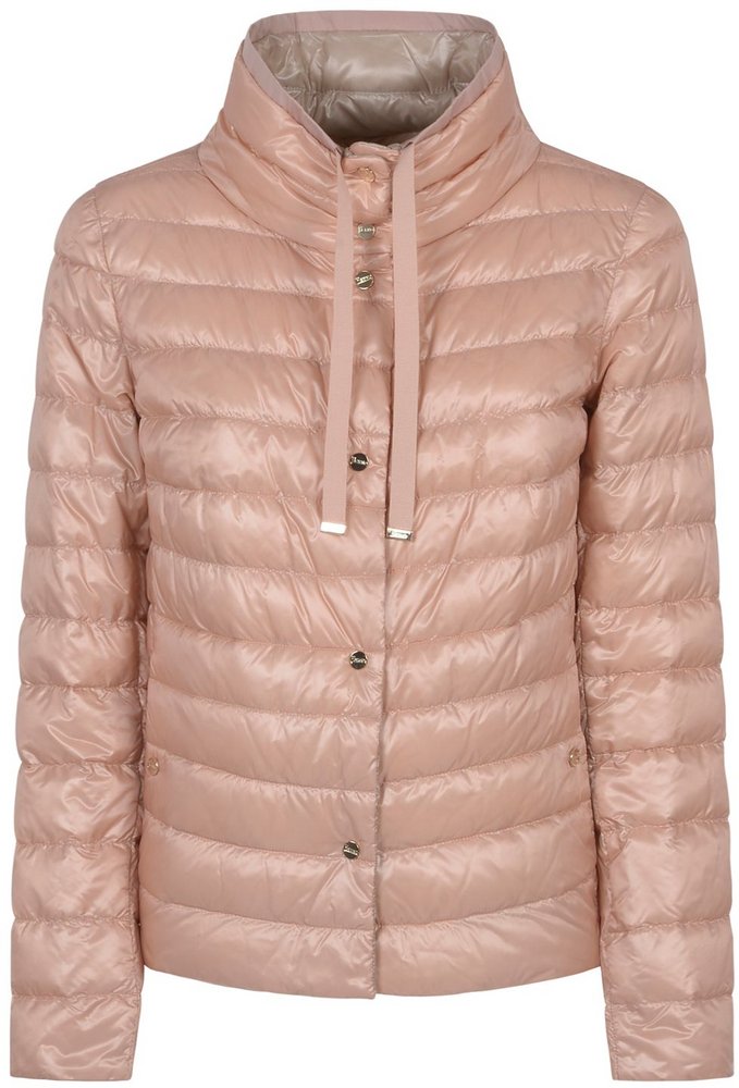 Herno Quilted High-Neck Reversible Coat