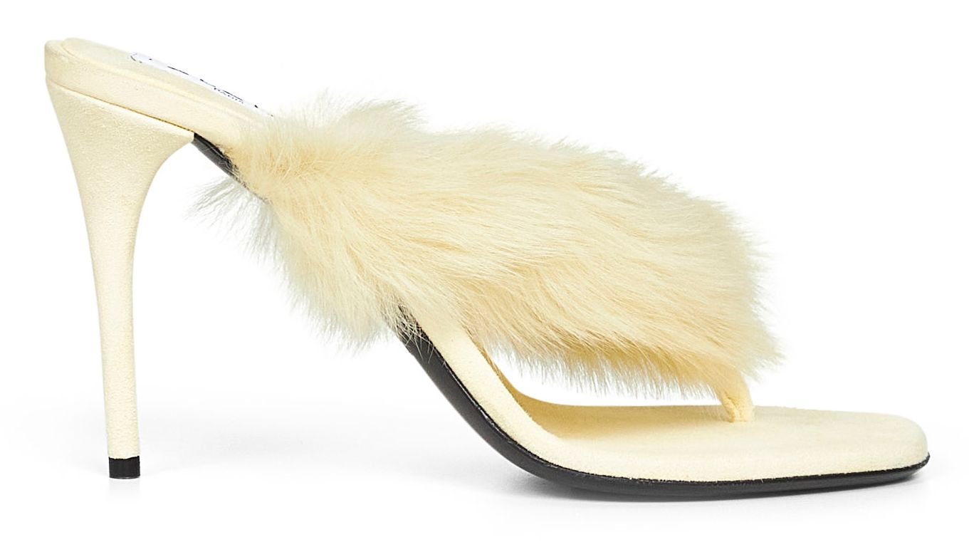 Alaïa Heeled Thong Mules