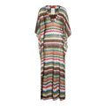 Missoni Micro Pixel-Effect Zigzag Pattern Long Caftan