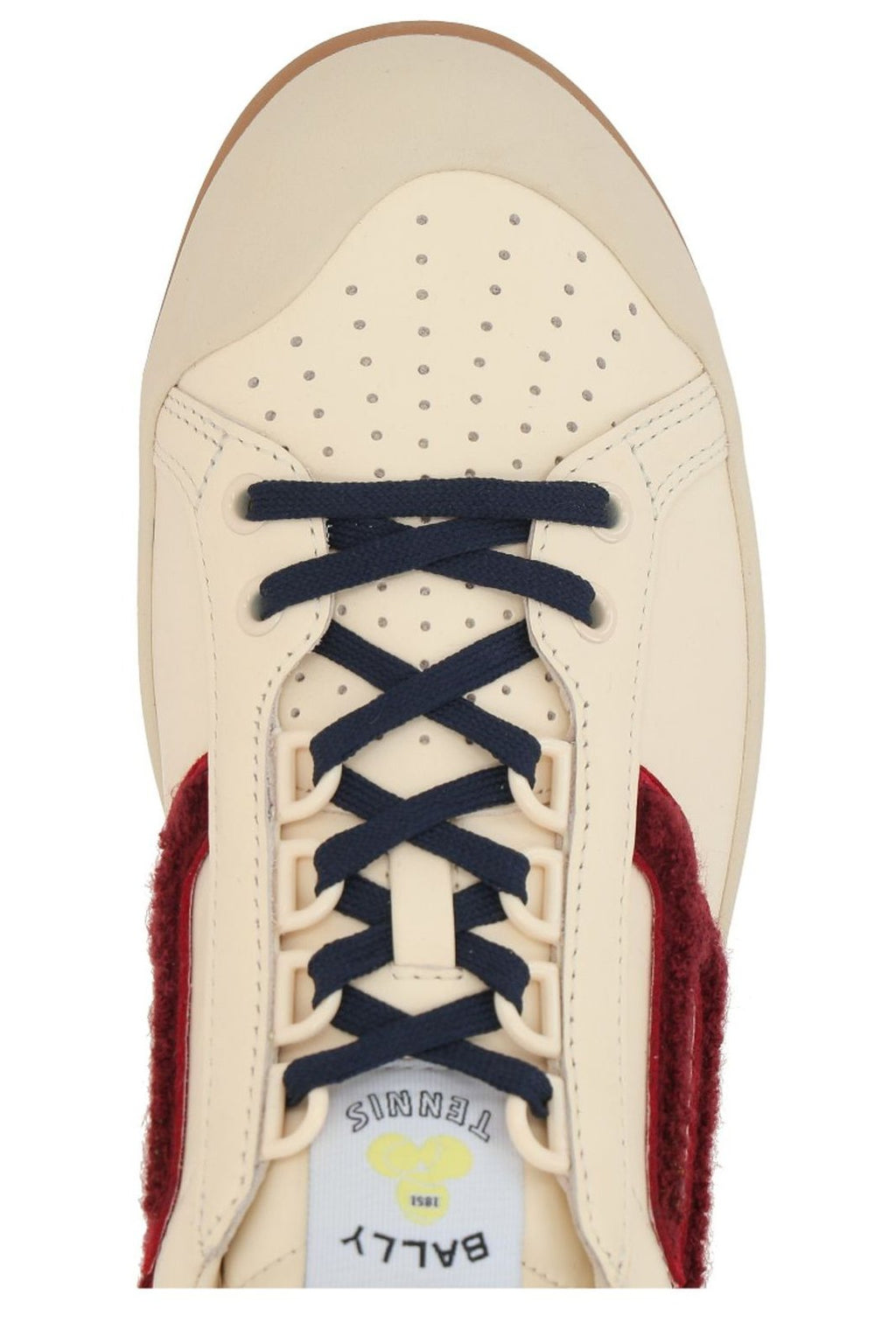 Bally Logo Flocked Low-Top Sneakers