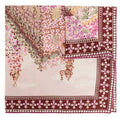 Ferragamo Logo Detailed Floral Scarf