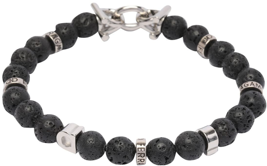 Ferragamo Logo Engraved Branded Bracelet