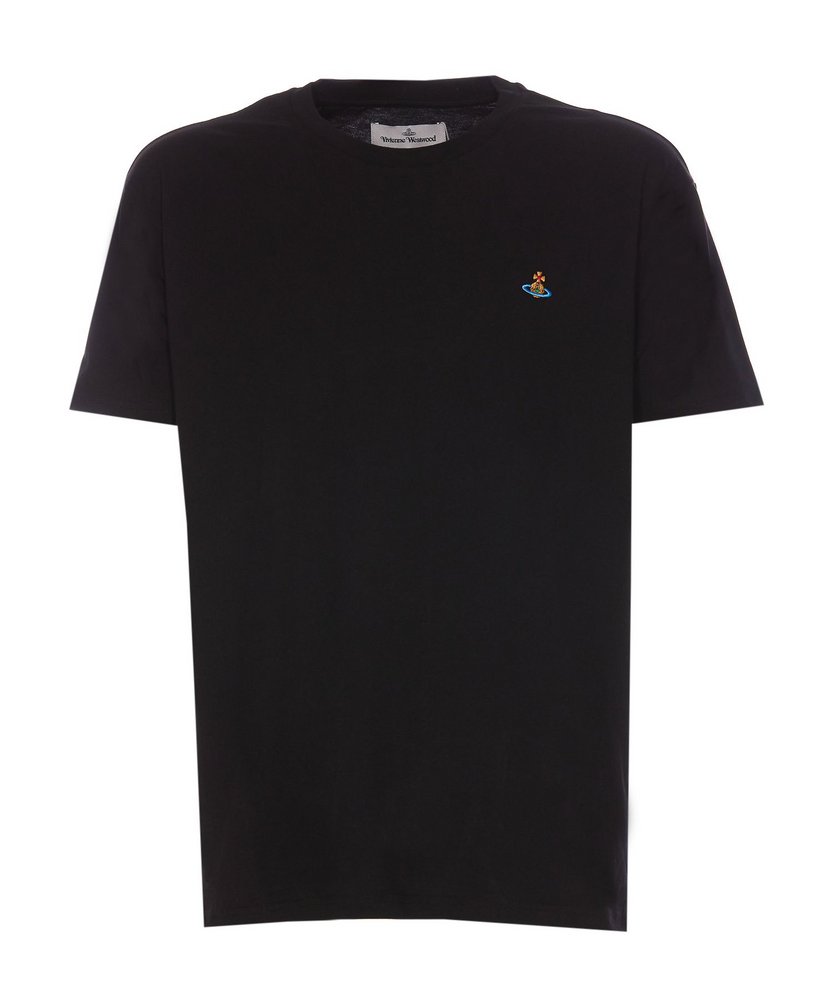Vivienne Westwood Logo Embroidered Crewneck T-Shirt